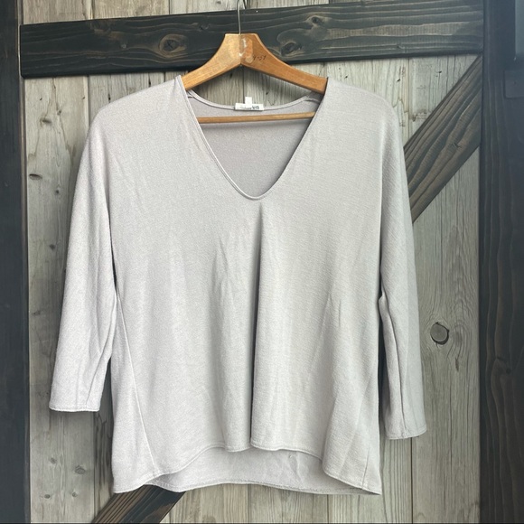 Wilfred Free Tops - Wilfred Free v-neck gray blouse size xs
